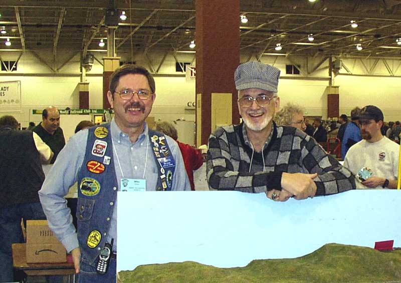 Mike and Steve at the layout