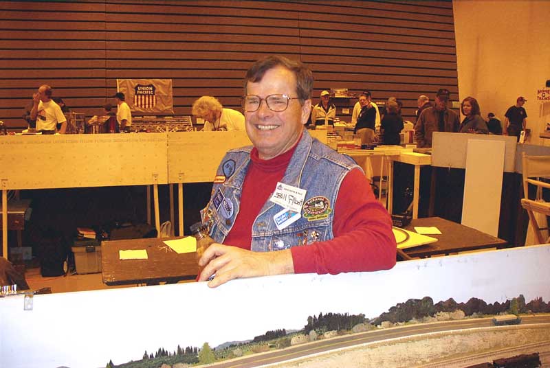 Bill at the layout