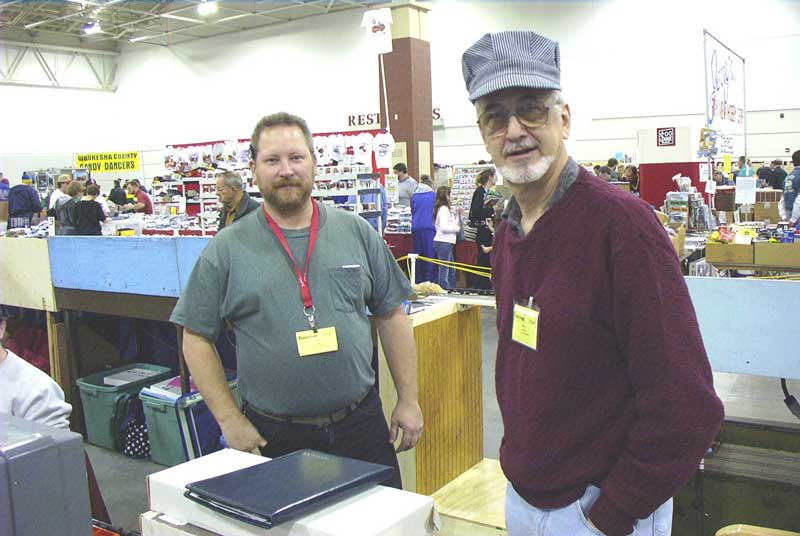 Kevin and Steve at the layout