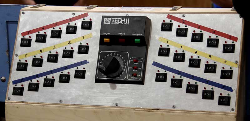 The yard control panel