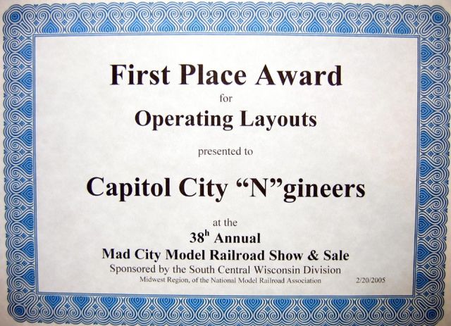 first place award